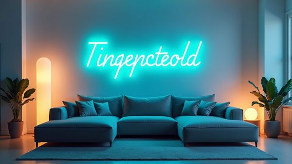 Transformez votre intérieur avec un néon mural unique