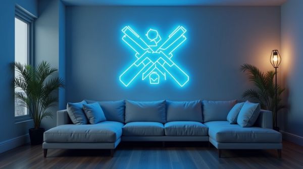 Transformez votre intérieur avec un néon mural unique